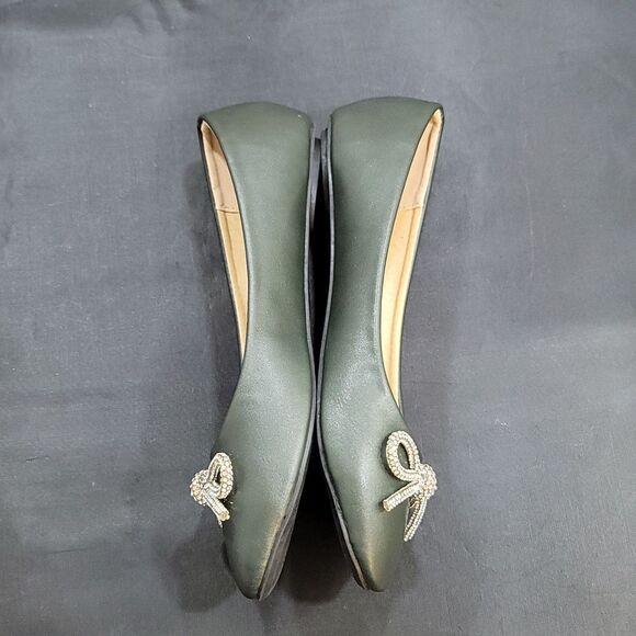 BRAND NEW LYNX JEWEL BOWNOT EMBELLISHMENTS SLIP-ON WOMEN"S FLAT - Picture 9 of 13